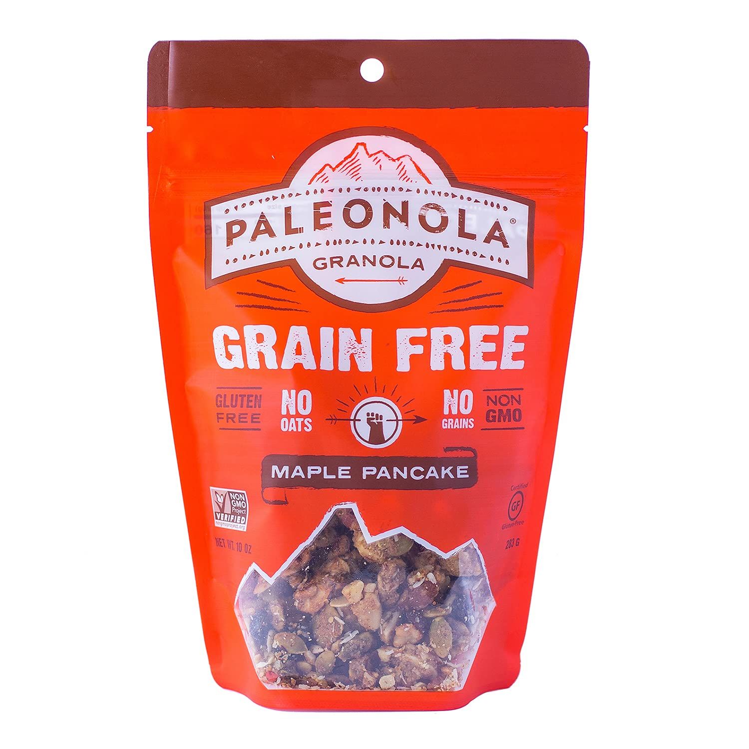 Paleonola - Grain Free Granola Maple Pancake Flavor - Non-GMO, Grain, Soy, Gluten, Dairy Free - Low Carb Protein Snack For A Healthy Breakfast