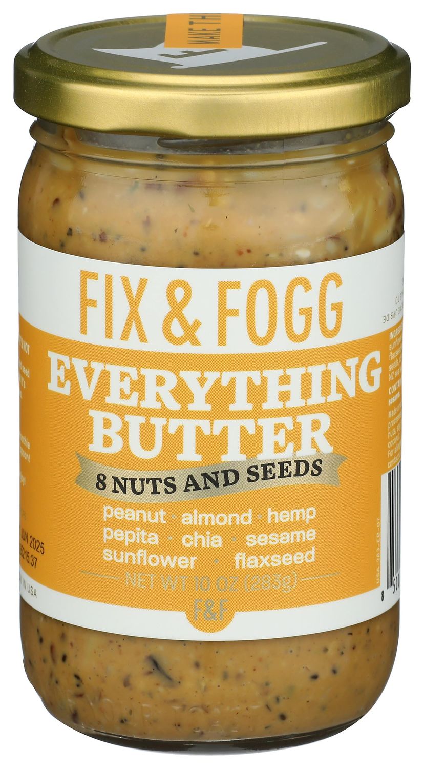 Fix &amp; Fogg Everything Butter, Non GMO, Vegan, 10 Ounces (Pack Of 6)