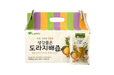 Premium Real Korean Pear, Balloon Flower Root, &amp; Ginger Juice - No Preservatives or Artificial Additives - Natural and Pure - Health Care for Changing Season - For Men and Women of All Ages