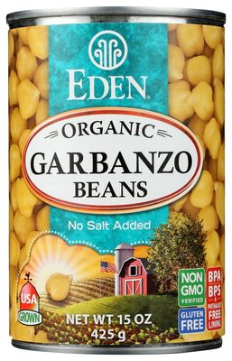 Eden Organic Garbanzo Beans 15.0 OZ(pack of 4)