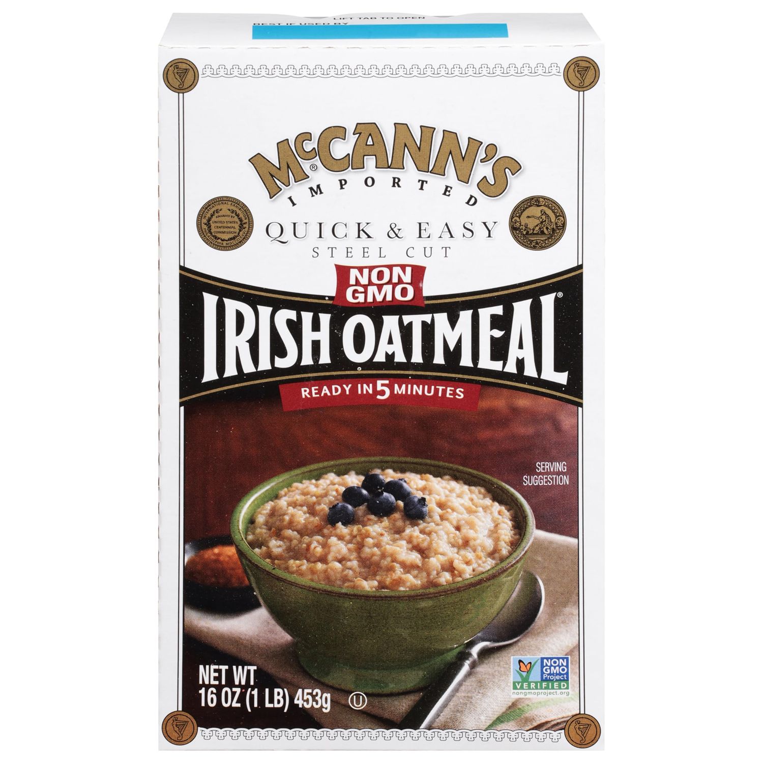 McCann&#39;s Irish Oatmeal, Quick &amp; Easy Steel Cut Oats, 16 Ounce
