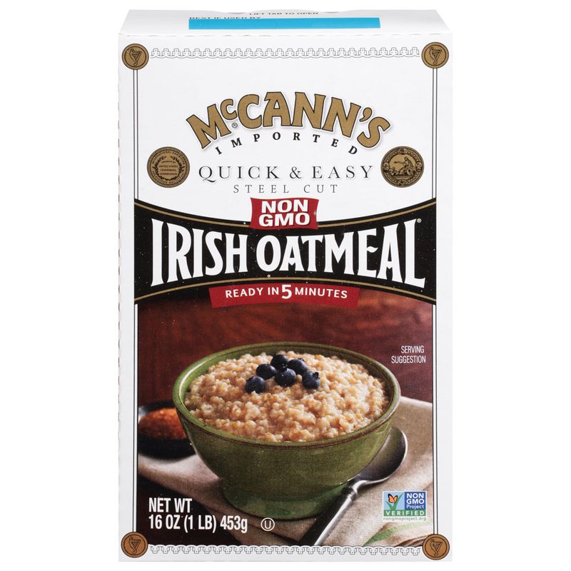 McCann's Irish Oatmeal, Quick &amp; Easy Steel Cut Oats, 16 Ounce