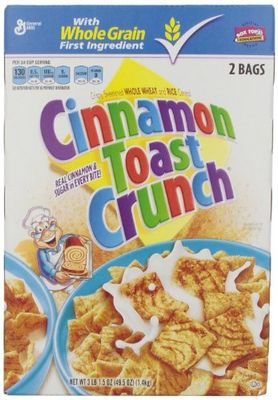 General Mills Toast Crunch Cereal, Cinnamon, 49.5 Ounce