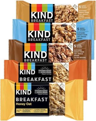 Breakfast Bars Variety 5 Flavors In Sanisco Packaging (Pack of 12 (24 Bars))