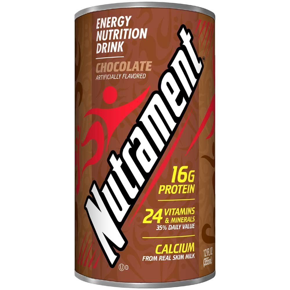 Nutrament Chocolate Complete Nutritional Beverage, 12 Fluid Ounce Can -- 12 per case.