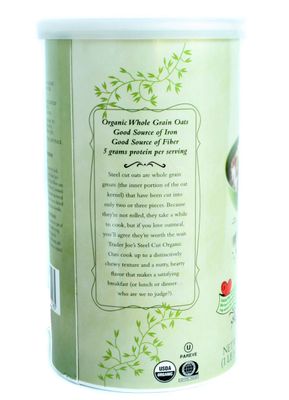 Trader Joe's Steel Cut Organic Oats 30 oz