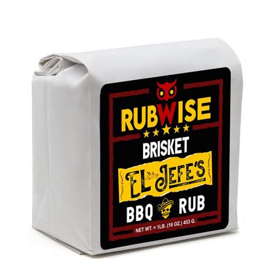 RubWise Texas Style Brisket BBQ Rub - El Jefe Ribs &amp; Burgers (1lb)