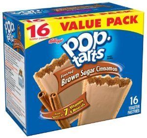 Kellogg&#39;s, Pop-Tarts, Frosted Brown Sugar Cinnamon, 16 Count, 33.6oz Box (Pack of 2)
