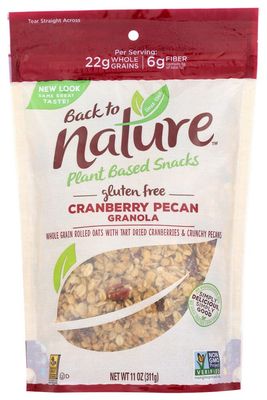 Back to Nature Granola - Cranberry Pecan - 11 oz - 2 pk
