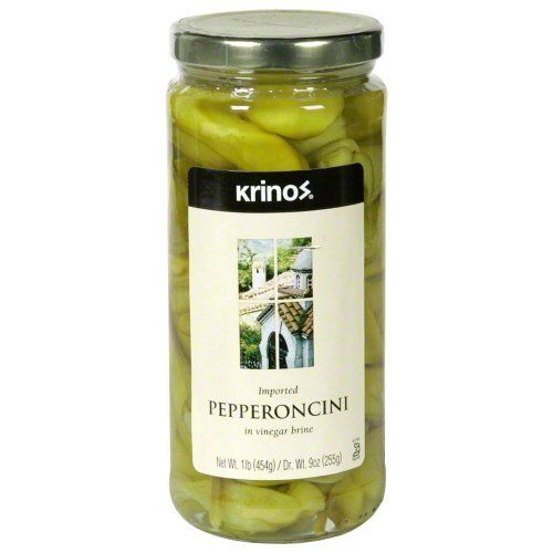 Krinos Pepperoncini 16 oz - Pack of 6