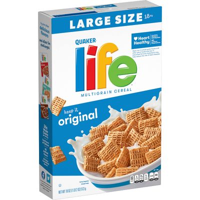 Quaker Life Original Cereal, 18oz