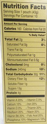 Trader Joe's Maple &amp; Brown Sugar Naturally Flavored Instant Oatmeal (3 Pack)