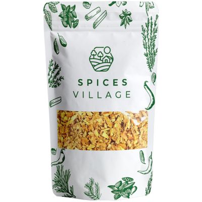 SPICES VILLAGE Orange Peel Cut &amp; Sifted [4 oz] - Fresh Dried Orange Peel Zest and Rind, Citrus Fruit Seasoning for Cooking, Baking &amp; Herb Tea - Kosher, Gluten Free, Non GMO, Resealable Bulk Bag