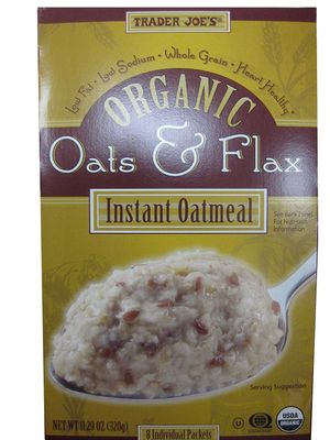 Trader Joe&#39;s Organic Oats &amp; Flax Instant Oatmeal