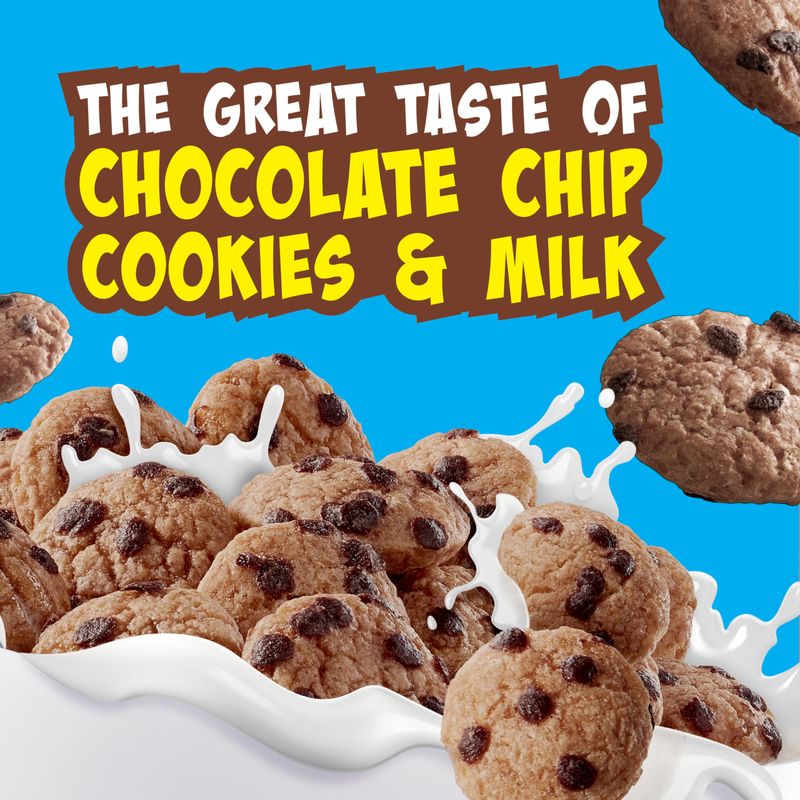 Cookie Crisp Breakfast Cereal, Chocolate Chip Cookie Taste, Made With Whole Grain, Giant Size, 26.3 oz