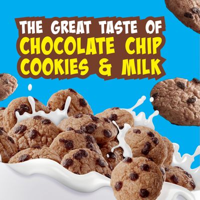 Cookie Crisp Breakfast Cereal, Chocolate Chip Cookie Taste, Made With Whole Grain, Giant Size, 26.3 oz