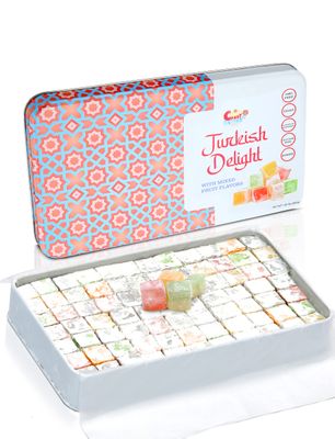 Sarah's Candy Factory, Turkish Delight with Assorted Fruit Flavors (30 oz) Gift Box for Everyone