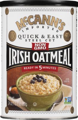 McCann&#39;s Irish Oatmeal, Quick &amp; Easy Steel Cut Oats, 24 Ounce
