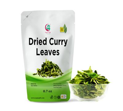 Dried Curry Leaves 0.7 Oz (900+ Leaves) | Aromatic Flavor of Whole Curry Leaves | Kari Patta | Tray Dried Fresh Cury Leaves | Whole Herb to Flavor all Food | Natural Herbs
