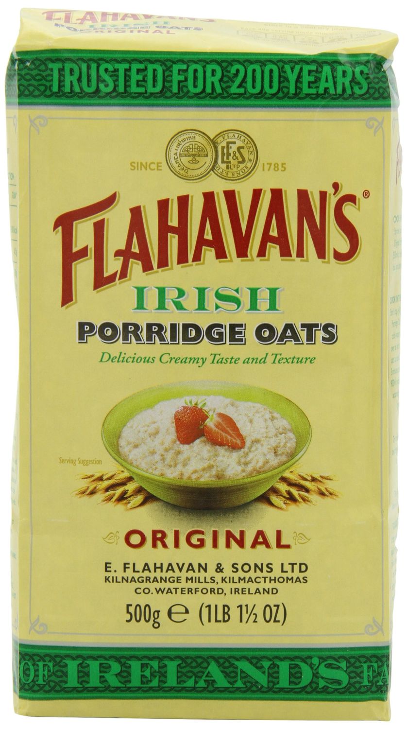FLAHAVAN&#39;S Irish Porridge Oats, 17.5-Ounce Bags (Pack of 6)