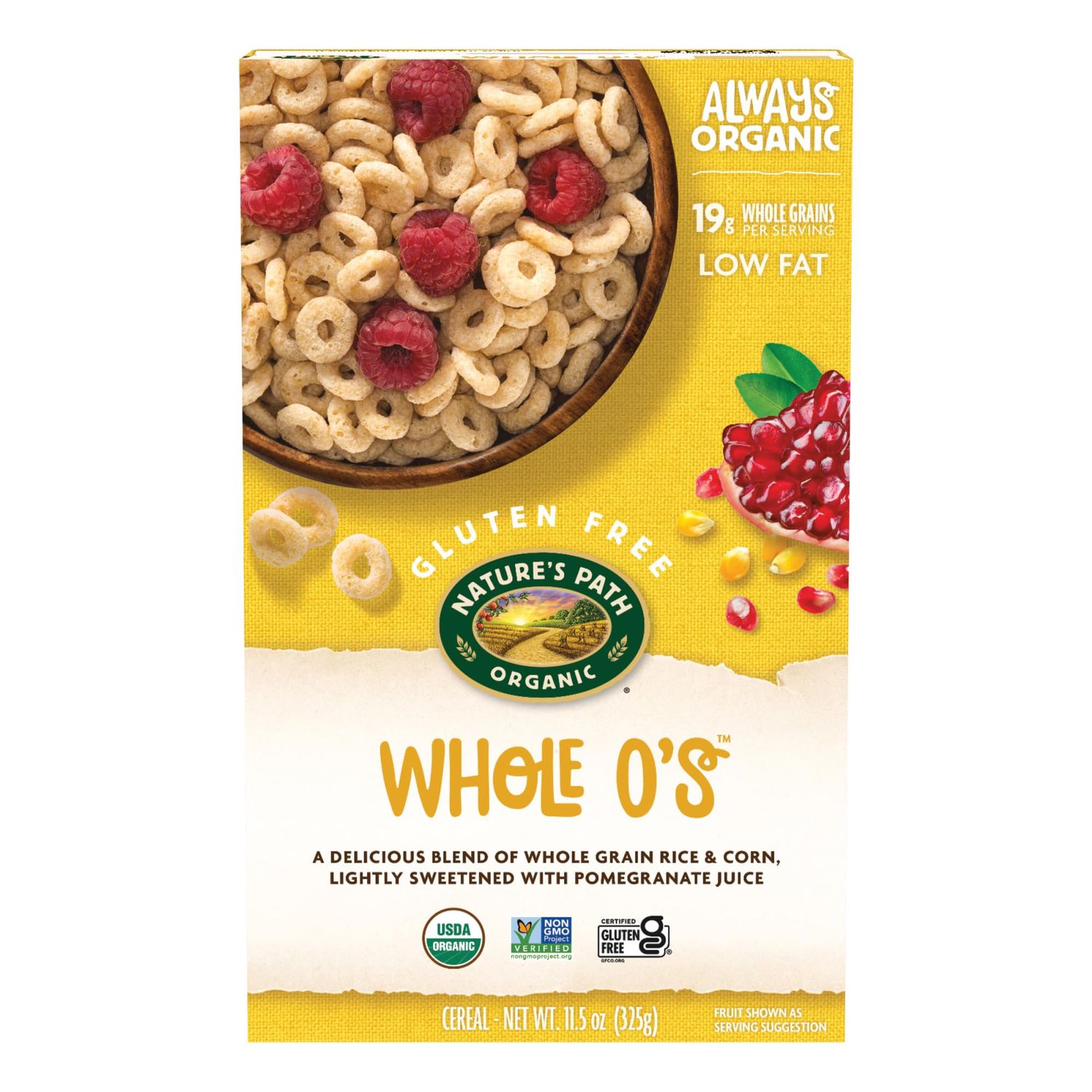 Nature&#39;s Path Organic Whole O&#39;S Cereal, 11.5 oz (Pack of 1), Gluten Free