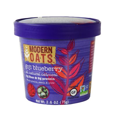 Modern Oats Goji Blueberry Oatmeal, 2.6 Ounce (Pack of 12)