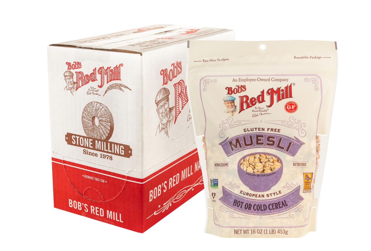 Bob&#39;s Red Mill Gluten Free Muesli Cereal, 16oz (Pack of 4)