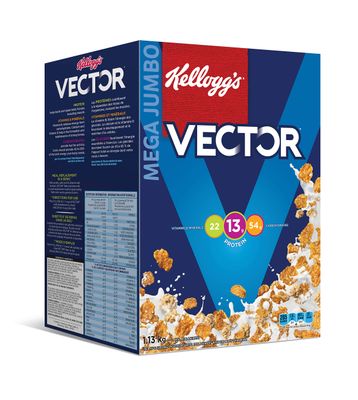Kellogg&#39;s Vector Meal Replacement Cereal, 1.13 Kg/2.5lbs