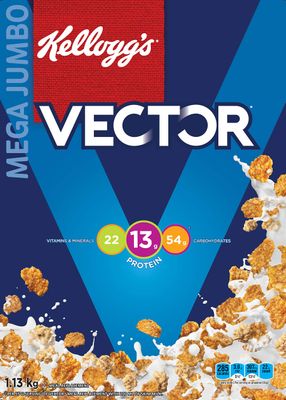 Kellogg's Vector Meal Replacement Cereal, 1.13 Kg/2.5lbs