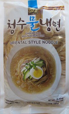 Choung Soo Naeng Myeon, Oriental Style Korean Cold Noodle (Mul Naeng Myeon, 1 Pack)