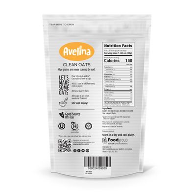 Avelina Coconut Instant Oats - With Real Shredded Coconut - 12.3 oz (Pack of 1)