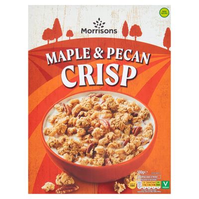 Morrisons Maple &amp; Pecan Clusters 500g