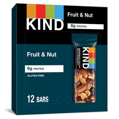 KIND KIND Bars, Fruit &amp; Nut, Fruit &amp; Nut, 12 Count (Pack of 12)