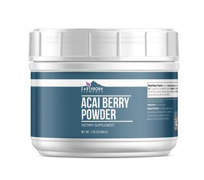 Earthborn Elements Acai Berry Powder, 1.25 lb, Superfood, Smoothies &amp; Shakes