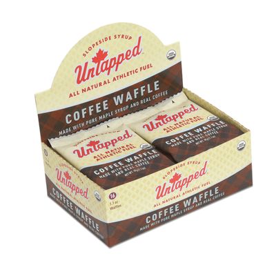 UnTapped Organic Coffee Waffle Box of 16