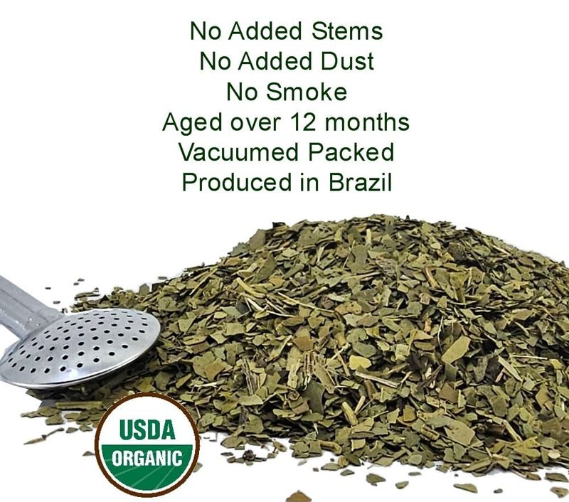 GOYERBAMATE Premium Organic Yerba Mate (Pure Leaf, Smoke Free, Aged) (2.2 Lbs (1 Kg))