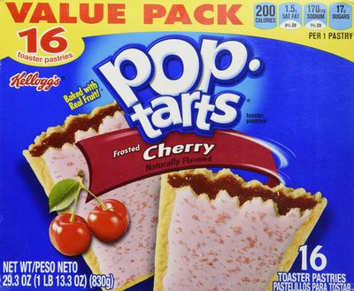 Kellogg&#39;s Frosted Cherry Pop-Tarts 16 Count 29.3 OZ