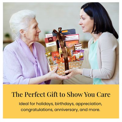 Broadway Basketeers Sympathy Gift Basket Deluxe, Condolences Gifts for Loss, Bereavement or Kosher Shiva, Food Care Package for Delivery With Chocolate, Snacks &amp; Sweets