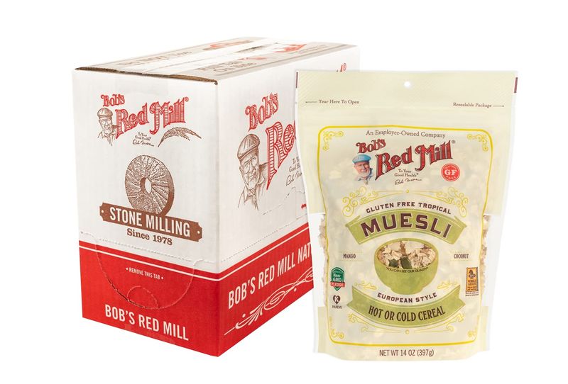 Bob&#39;s Red Mill Gluten Free Tropical Muesli, 14-ounce (Pack of 4)