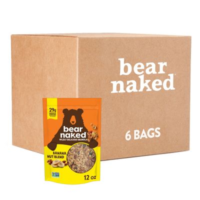 Bear Naked Granola Cereal, Breakfast Snacks, Banana Nut (6 Bags)