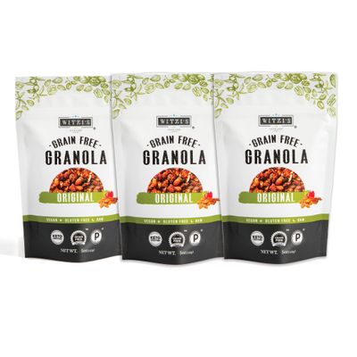 Witzi&#39;s Grain Free Granola - Original 5oz (Pack of 3)