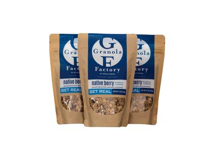 Granola Factory Native Berry, All-Natural, Sweet and Salty Breakfast Cereal Snack (Native 3 pack), 11 ounce (Pack of 3)