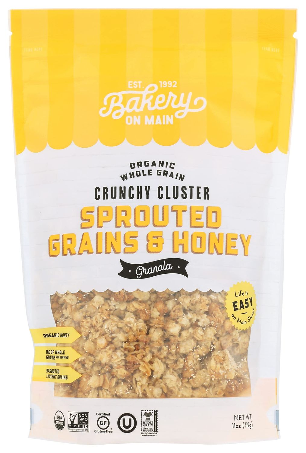 Bakery On Main Granola Sported Greens &amp; Honey, 11 oz