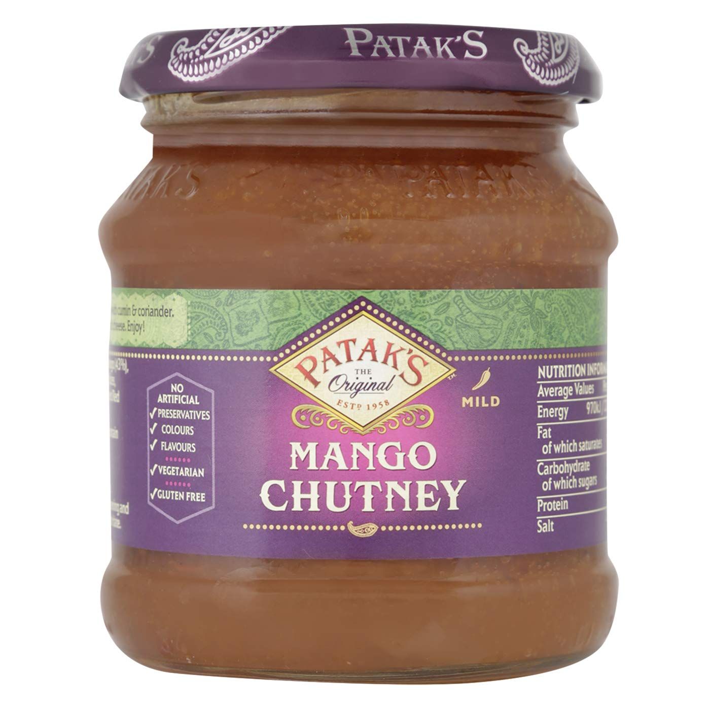 Patak&#39;s The Original Mild Mango Chutney