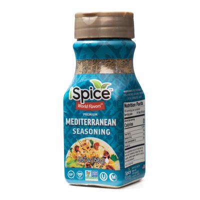 iSpice - MEDITERRANEAN SEASONING World Flavor Super Spice Blend | All Natural | Ready to use as is | No preparation is necessary