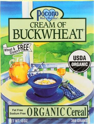 Pocono Organic Cream Of Buckwheat Cereal 13 Oz. (Pack of 6)