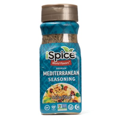 iSpice - MEDITERRANEAN SEASONING World Flavor Super Spice Blend | All Natural | Ready to use as is | No preparation is necessary