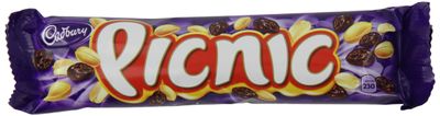 Cadbury Picnic Single,48.4g (Pack of 24)