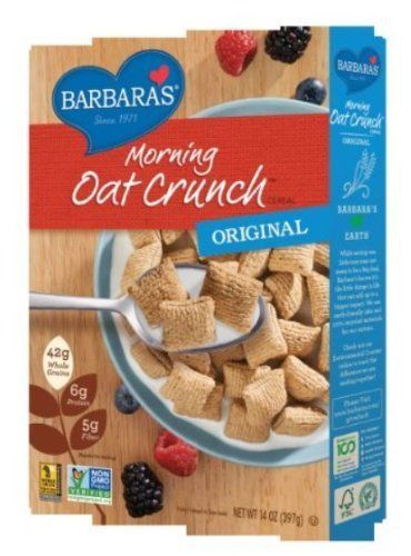 Barbara&#39;s Bakery, Morning Oat Crunch, Original, 14-Ounce Boxes (Pack of 6) by Barbara&#39;s Bakery [Foods]