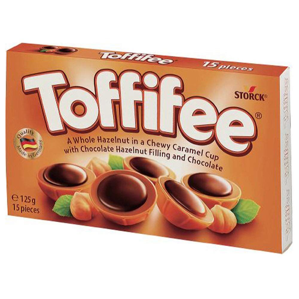 Toffifee Whole Hazelnut in Nougat Cream Filled Caramell ( 125 G / 15 Pcs )